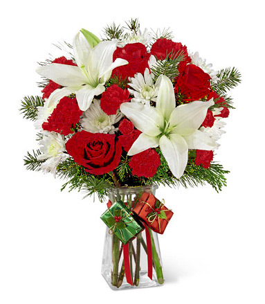 FTD Joyous Holiday Bouquet Deluxe